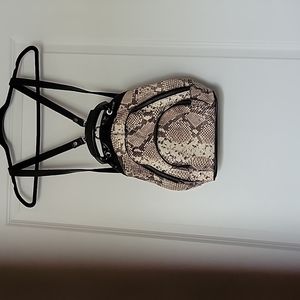 Patricia Nash leather snake look backpack